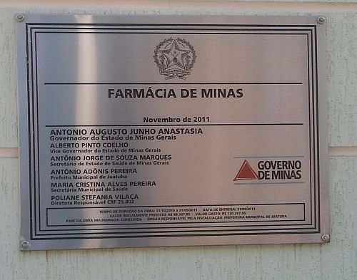 Exemplo de Placa de Inaugurao